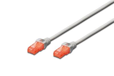 Digitus CAT 6 U-UTP patch cable, Cu, LSZH AWG 26/7, length 0.25 m, color grey