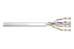 DIGITUS CAT 6 U-UTP patch cable, raw, length 100 m, paper box, AWG 26/7, LSZH, simplex, color grey