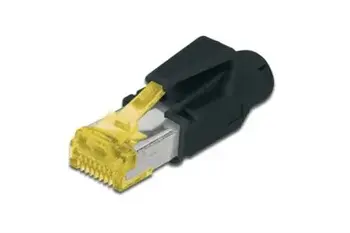 Digitus CAT 6A modular RJ45 Plug, Hirose TM31, 8P8C, shielded, for round cable, incl. hood 1pcs