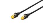 Digitus CAT 6A S-FTP patch cable, Cu, LSZH AWG 26/7, length 10 m, color black