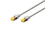 Digitus CAT 6A S-FTP patch cable, LSOH, Cu, AWG 26/7, Length 15m , color grey