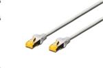 Digitus CAT 6A S-FTP patch cable, LSOH, Cu, AWG 26/7, Length 3m , color grey