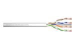 DIGITUS CAT 6A U-UTP patch cable, raw length 100 m, paper box, AWG 26/7, LSZH, simplex, color grey