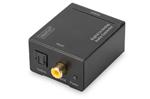 Digitus Digital to analog converter Coaxial/Toslink to BNC (Cinch), metal housing, incl. 5V/1A power supply