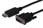 Digitus DisplayPort připojovací kabel, DP/M- DVI (24+1)/M 2.0m