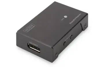 Digitus DisplayPort Repeater up to 20 m (Full HD), up to 13 m (4K Resolution), metal housing, EQ, LED