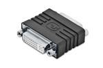 Digitus DVI adapter, DVI(24+5) F/F,  DVI-I dual link, bl