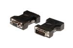 Digitus DVI adapter, DVI(24+5) - HD15 M/F,  DVI-I dual link, bl,  (Digitus polybag)