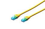 Digitus Ecoline Patch Cable, UTP, CAT 5e, AWG 26/7, žlutý 2m, 1ks