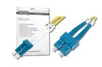 DIGITUS Fiber Optic Patch Cord, LC to SC, Singlemode 09/125 µ, Duplex Length 1m