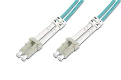 Digitus Fiber Optic Patch, LC to LC,Multimode 50/125µ,Duplex,Class OM3, 5m