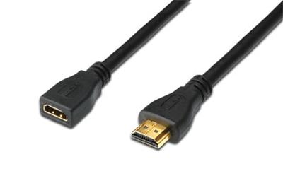 Digitus HDMI prodlužovací kabel, typ A, M/F, 2m, HDMI 1.4