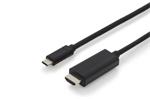 Digitus kabelový převodníkl USB typu C na HDMI 2,0 m, 4K/60Hz, 18 GB, CE, bl, zlacené konektory