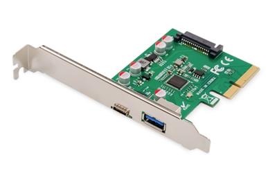 Digitus Karta PCIe, USB Type-C + USB Type-A až 10 GB / s