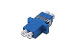 Digitus LC / LC Duplex Coupler, color blue Zirconia Ceramic Sleeve, polymer housing, Singlemode