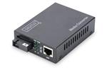 Digitus Media Converter, Singlemode, BiDi, WDM Gigabit Ethernet, Tx1550nm / Rx1310nm SC connector, Up to 20km