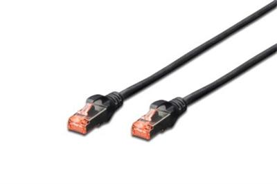 Digitus Patch Cable, S-FTP, CAT 6, AWG 26, černý 3m