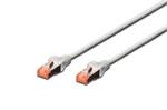 Digitus Patch Cable, S-FTP, CAT 6, AWG 26, šedý 3m