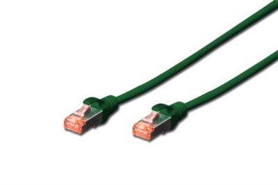 Digitus Patch Cable, S-FTP, CAT 6, AWG 26, zelený 10m