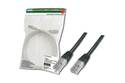 Digitus Patch Cable, UTP, CAT 5e, AWG 26/7, černý 5m