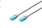 Digitus Patch Cable, UTP, CAT 5e, AWG 26/7, šedý 0,5m, 10ks