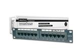 Digitus Patch Panel 10", CAT5E,nestíněný, 12x 8P8C LSA, černý,1U