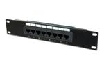 Digitus Patch Panel 10", CAT5E,nestíněný, 8x 8P8C LSA, černý,1U