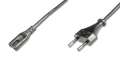 Digitus Power Cord, Euro - C7 M/F, 1.2m, H03VVH2-F2G 0.75qmm, bl