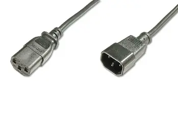 Digitus Power Cord extension cable, C14 - C13 M/F, 1.2m, H05VV-F3G 0.75qmm, bl