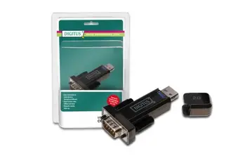 Digitus převodník USB 2.0 na sériový port, DSUB 9M