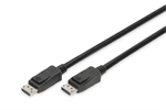 DIGITUS Připojovací kabel DisplayPort, DP M / M, 5,0 m, Ultra HD 8K, verze 1.3 / 1.4, bl