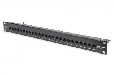 DIGITUS Professional CAT 3 ISDN Patch Panel, unshielded, black