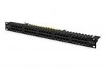 DIGITUS Professional CAT 3 ISDN Patch Panel, unshielded, black