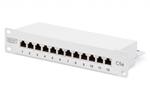 DIGITUS Professional CAT 5e, Class D Patch Panel, shielded, grey