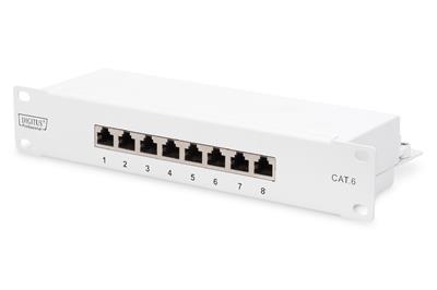 DIGITUS Professional CAT 6, Class E Patch Panel, shielded, grey