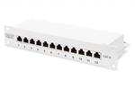 DIGITUS Professional CAT 6, Class E Patch Panel, shielded, grey