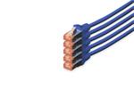 DIGITUS Professional CAT 6 S/FTP patch cord, 5 units