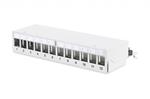 DIGITUS Professional Desktop Modular Patch Panel, shielded, 12-port