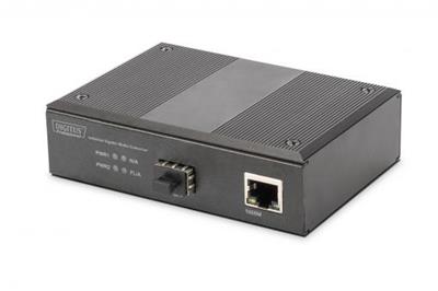 DIGITUS Professional Industrial Gigabit Media Converter RJ45, SFP