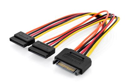 Digitus redukce napájení M/F, 0.3m, EPS 8-pin - EPS 8-pin, UL