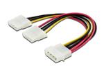 Digitus rozdvojka napájení Molex 4-pin -> 2x Molex 4-pin, délka 0,2m