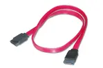 Digitus SATA connection cable, L-type F/F, 0.5m, straight, SATA II/III, re