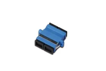 Digitus SC / SC Duplex Coupler, color blue Zirconia Ceramic Sleeve, Plastic housing, Singlemode,inc.fixing material