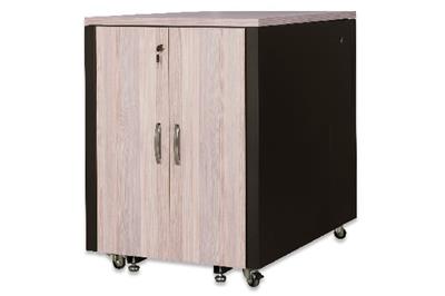 Digitus SOUNDproof Cabinet 1000x750x1130 mm, wooden surface oak metal parts black RAL 9005