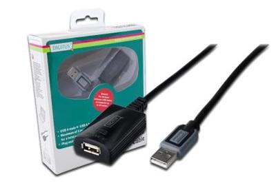 Digitus USB 2.0 aktivní prodlužovací kabel 10m