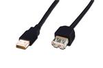 Digitus USB 2.0 extension cable, type A M/F, 1.8m, USB 2.0 conform, bl