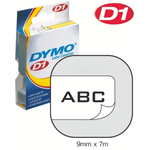 Dymo páska D1 - 9mm x 7m černá na bílé 40913