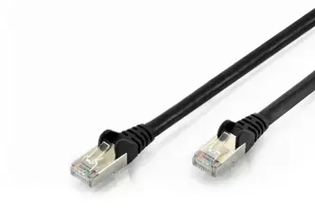 Ednet Patch Cable, CAT6a, RJ45 M/M, 1.0m, S-FTP, AWG 27/7, LSZH, bl