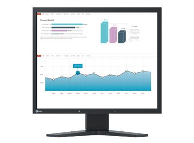 EIZO 19" S1934H-BK, IPS, 1280 × 1024, 250 cd/m2, 1000:1,DVI-D, DP, DSub, černý