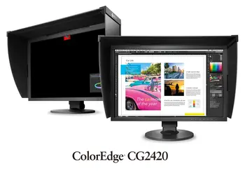 EIZO 24" CG2420-BK, IPS, 1920x1200, 400 cd/m2, 1500 : 1, DVI,HDMI,Disp.P, černý